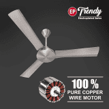 Havells Ep Trendy Ceiling Fan | 1200Mm | Brushed Nickel