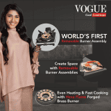 Vidiem Vogue Gas Cooktop | 3 Burner | Black