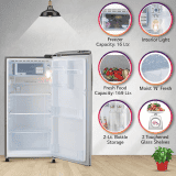 LG Direct Cool Single Door Refrigerator | 185 L | 3 Star | Shiny Steel | GL-B201APZD