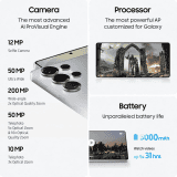 Samsung Galaxy S25 Ultra 5G AI | 12GB | 256 GB | Titanium Whitesilver