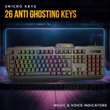 Lapcare Champ RGB Gaming Keyboard | Multi Key Anti ghosting | LGK-102
