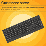 HP KM 180 Wired Mouse and Keyboard Combo | Black