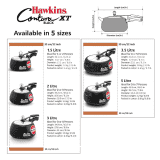 Hawkins Contura Black XT Pressure Cooker | 2 L | Hard Anodised Inner Lid Cooker | Black | CXT20