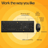 HP KM 180 Wired Mouse and Keyboard Combo | Black