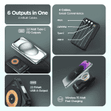 Inbase Mag Voltt 03 All in One Wireless Power Bank | 10000 mAh | 22.5W | Black