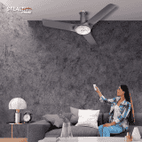 Havells Stealth Prime Bldc Motor Ceiling Fan | 1200Mm | 5 Stars | With Rf Remote | Marbel Dusk