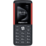 Karbonn K101i Dual SIM Keypad Mobile | 32GB | Black and Red