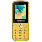 Karbonn K201i Keypad Mobile | 1000mAh | Yellow Black