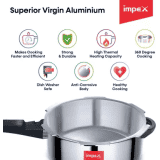 Impex Norma  Pressure Cooker | 10 L  | Aluminium
