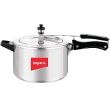 Impex Instar IB5 Inner Lid Induction Bottom Pressure Cooker | Aluminium | 5 L | Silver