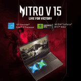 Acer Nitro V Gaming Laptop | Intel Core i7 13th Gen 13620H | 16 GB | 1 TB SSD | 6 GB Graphics | NVIDIA GeForce RTX 4050 | Obsidian Black | NH.QN8SI.008