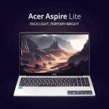 Acer Aspire Lite AL15-52H Thin and Light Laptop | AL15-52H | 12 GB | 512 GB SSD | Pure Silver | UN.347SI.007
