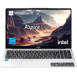 Acer Aspire Lite AL15-52H Thin and Light Laptop | AL15-52H | 12 GB | 512 GB SSD | Pure Silver | UN.347SI.007