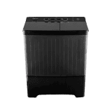 BPL Semi Automatic Top Loading Washing Machine | 8 kg | Grey & Black | BWS-N80ETBKD