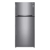 LG Frost Free Double Door Refrigerator | 506 L | 1 Star | Smart Inverter Compressor | Wi-Fi | Hygiene Fresh+ | Shiny Steel Finish | GN H702HLHM