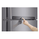 LG Frost Free Double Door Refrigerator | 506 L | 1 Star | Smart Inverter Compressor | Wi-Fi | Hygiene Fresh+ | Shiny Steel Finish | GN H702HLHM