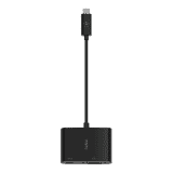 Belkin USB C to VGA Charge Adapter | Black | AVC001BTBK