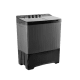 BPL Semi Automatic Top Loading Washing Machine | 8 kg | Grey & Black | BWS-N80ETBKD