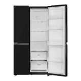 LG 650 L Side by Side Refrigerator | 3 Star | Frost Free | Western Black | GLB257HWB3