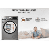 Panasonic WiFi Fully Automatic Front Load Washing Machine | 9 kg | 5 Star | Dark Silver | NA-149MR2L01