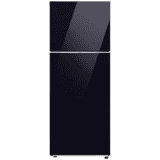 Samsung Frost Free Double Door Refrigerator | 465 L | 1 Star | AI Energy Mode | Black Glass | RT51DB682A22TL