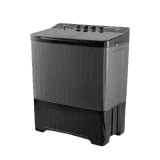 BPL Semi Automatic Top Loading Washing Machine | 8 kg | Grey & Black | BWS-N80ETBKD