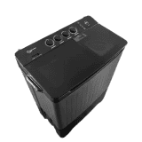 BPL Semi Automatic Top Loading Washing Machine | 8 kg | Grey & Black | BWS-N80ETBKD