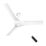 Atomberg Aris Ceiling Fan | 1200mm | 3 Blade with Remote Control | Marble White | FG0358