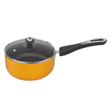 ‎Preethi Dura Collection Non Stick Milk Pan | 16 cm | Yellow