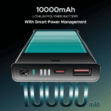 boAt Energyshroom PB300 Pro Power Bank | 10000mAh | Steel Blue
