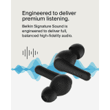 Belkin SoundForm Rhythm True Wireless Earbuds | IPX5 | Built in Microphone | Black | AUC012BTBK