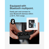 Belkin SoundForm Rhythm True Wireless Earbuds | IPX5 | Built in Microphone | Black | AUC012BTBK