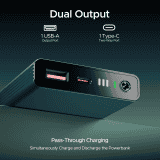 boAt Energyshroom PB300 Pro Power Bank | 10000mAh | Steel Blue