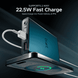 boAt Energyshroom PB300 Pro Power Bank | 10000mAh | Steel Blue