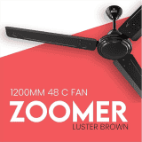 Polycab Zoomer High Speed | 1200 mm | 1 star | Smoke Brown