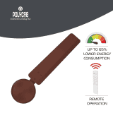 Polycab Airika BLDC Ceiling Fan | 3 Blade | 1200 mm | Luster Brown