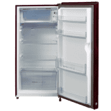 Haier Glass Finish Direct Cool Single Door Refrigerator | 185 L | 2 Star | Red Dime | HRD-2062CRDG-N