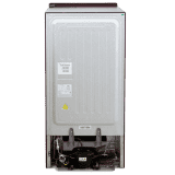 Haier Glass Finish Direct Cool Single Door Refrigerator | 185 L | 2 Star | Red Dime | HRD-2062CRDG-N