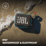JBL Go 4 Wireless Ultra Portable Bluetooth Speaker | Water & Dust Proof | Black Orange | JBLGO4BLKO