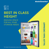 Kelvinator Direct Cool Single Door Refrigerator | 201 L | Blue | KRD-I210ECEFBS FREYA