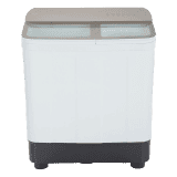 Haier Semi Automatic Washing Machine | 7 Kg | Toughened Glass | White | HTW70-178N