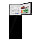 Haier 328L Top Mount Refrigerator | 2 Star | Frost Free | Black Glass Finish | HRF-3782PKG-P
