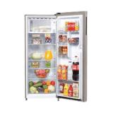Haier Direct Cool Single Door Refrigerator | 3 Star | 215 L | Inox Steel Finish