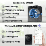 Samsung Fully Automatic Front Load Washing Machine | 12 kg | Navy | WW12DB8B54GSTL