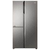 Haier Convertible Side by Side Refrigerator | 598L | 3 Door | 3 Star | Inox Steel | HRT-683ISU1