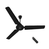 Atomberg Efficio Ceiling Fan | 1200 mm | 5 Star | BLDC Ceiling Fan with Remote Control | 3 Blade | Midnight Black