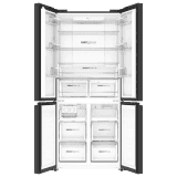 Haier Frost Free French Door Convertible Refrigerator | 520 L | Black Glass | HRB-600KGU1