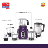 Prestige Delight Pro 6 Jar Mixer Grinder | 750 Watts | 6 Super Efficient Blades | 42532
