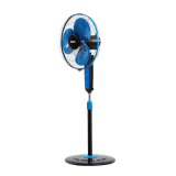Usha Maxx Air Pedestal Fan | 400MM | with Remote | Blue Black
