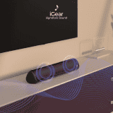 iGear immerse Bluetooth soundbar |  20 W | 2.0 Channel | Inbuilt SubWoofer | Black